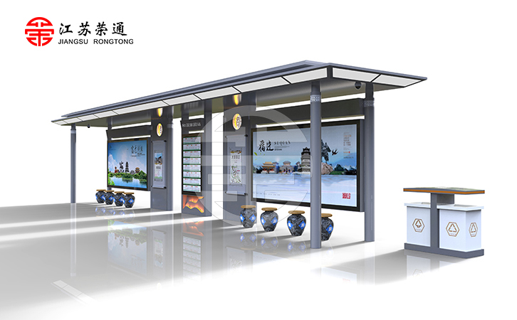 仿古公交站臺生產(chǎn)