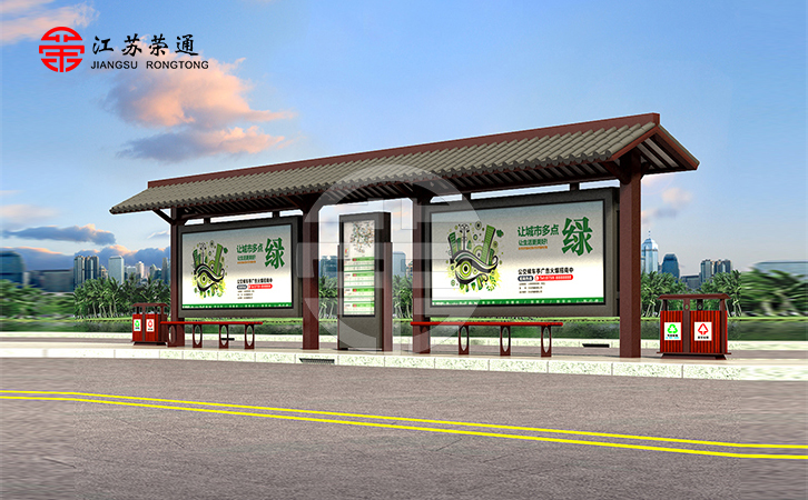仿古公交候車亭修復(fù)方法，簡單幾步讓它嶄新如初